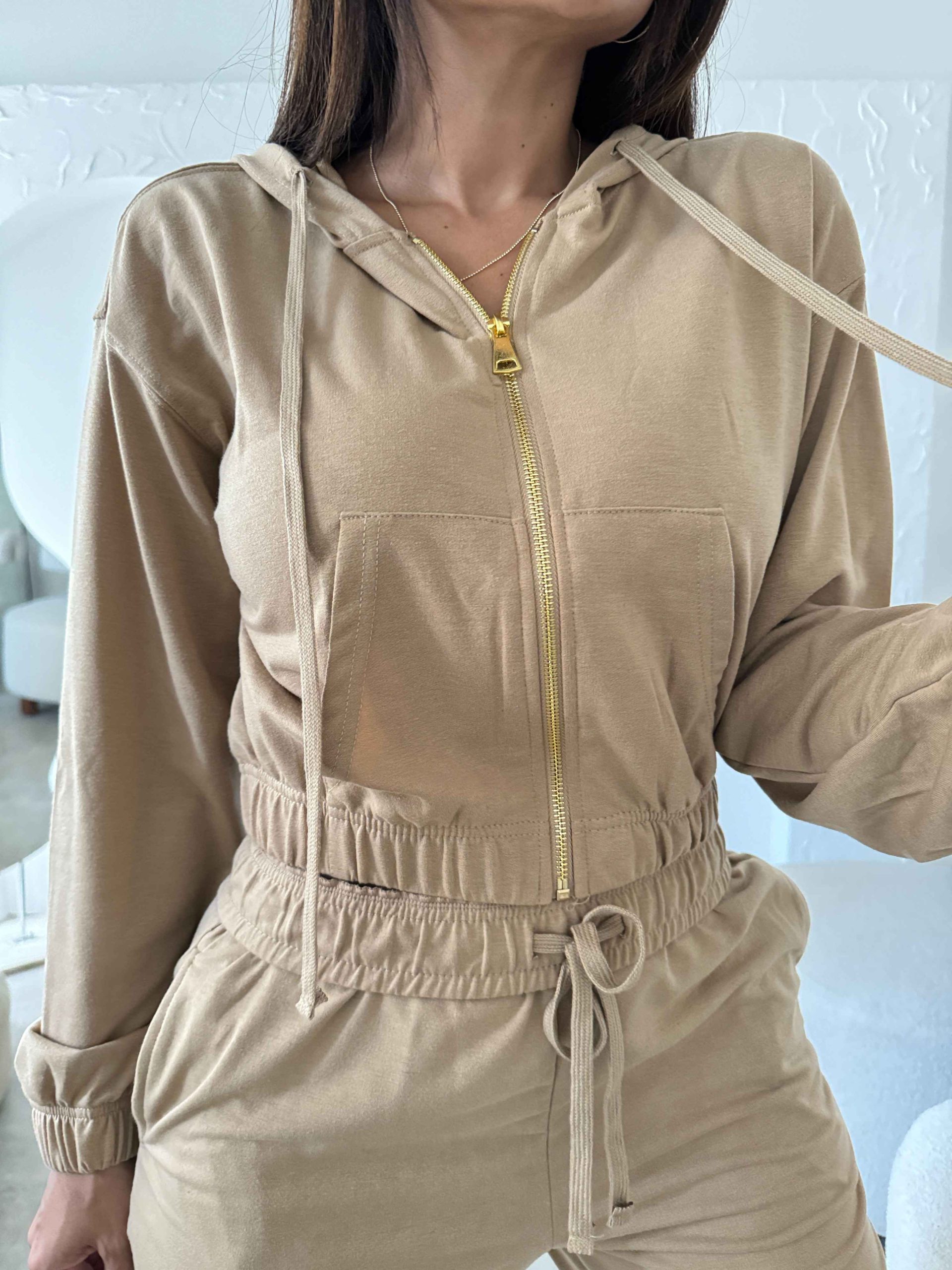 Set Suéter y Jogger Beige